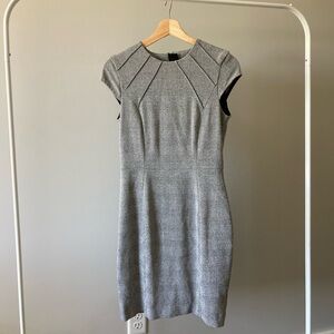NWOT Gray Cap Sleeve Business Dress